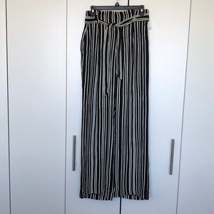 Stripe Wide Leg Pant